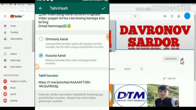 Telegramda Kanal Ochish  Va Toʻgʻri Yuritish Sirlari   //Telegram Qidiruv Tizimi Sirlari ?