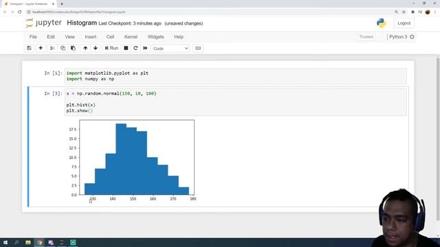 [Belajar Matplotlib] - Histogram смотреть онлайн
