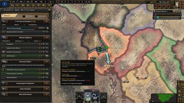 Hearts of Iron 4 Old World Blues ( Enclave Reborn mod) PART 1 смотреть онлайн