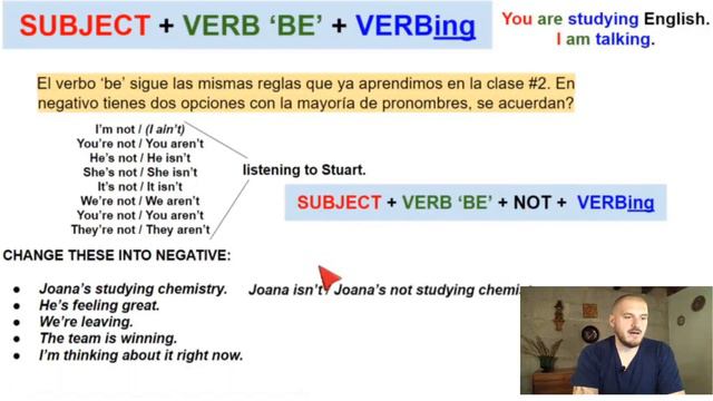 CURSO DE INGLÉS PRE-INTERMEDIO GRATIS - Clase #1: Present Continuous, Negative & Questions смотреть онлайн