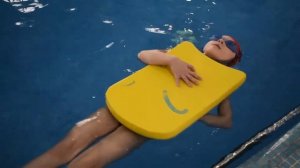 Как научить ребенка плавать (положение тела в воде) Часть 2