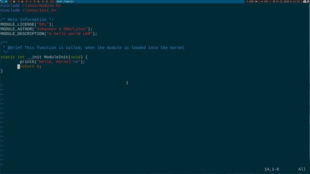 Let's code a Linux Driver - 1_ Hello World Linux Kernel Module смотреть онлайн