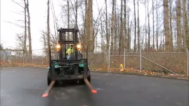 Sold! 2011 Mitsubishi FD70E 15K Rough Terrain Forklift Lift Truck bidadoo.com смотреть онлайн