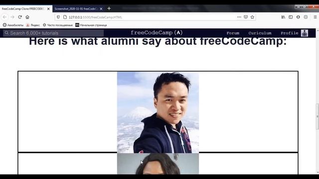 FreeCodeCamp Clone HTML VA CSS orqali freeCodeCamp vebsaytini maketini yaratamiz 2020 смотреть онлайн