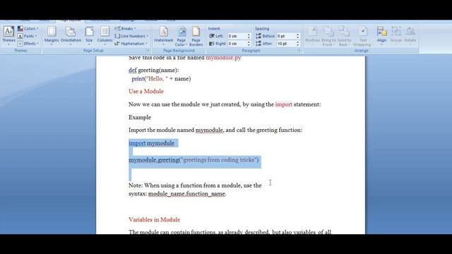 How to import modules in Python in TELUGU|Python module|Python Tutorial for Beginners |Coding Trick смотреть онлайн