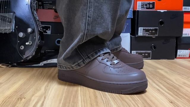 NIKE x SUPREME AIR FORCE 1 LOW SP "Broque Brown" review & on feet!! смотреть онлайн