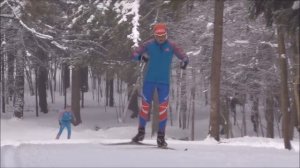 Отработка техники конькового хода