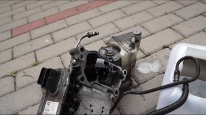 Демонтаж робота з коробки на пів автомат Citroen C4 1.6hdi.