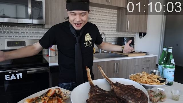 $1000 Spent At My Favorite Steakhouse (108oz Wagyu + King Crab + More!!)