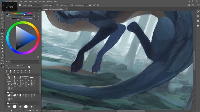 Mist | SPEEDPAINT | Photoshop CC смотреть онлайн