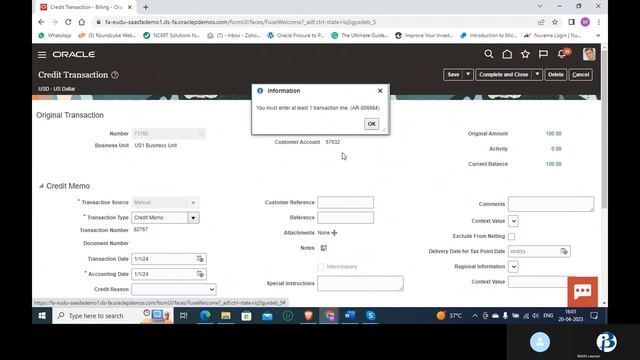 Oracle Financials Fusion - very basic training Part 14 смотреть онлайн