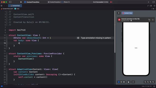 Underrated Layout Container (iOS 16) in 60 Sec's - SwiftUI ViewThatFits - Xcode 14 смотреть онлайн