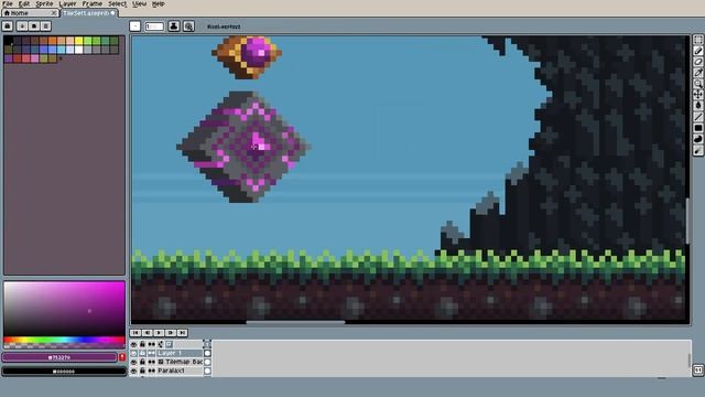 Aseprite Tilemap Experiment - Pixel Art Timelapse