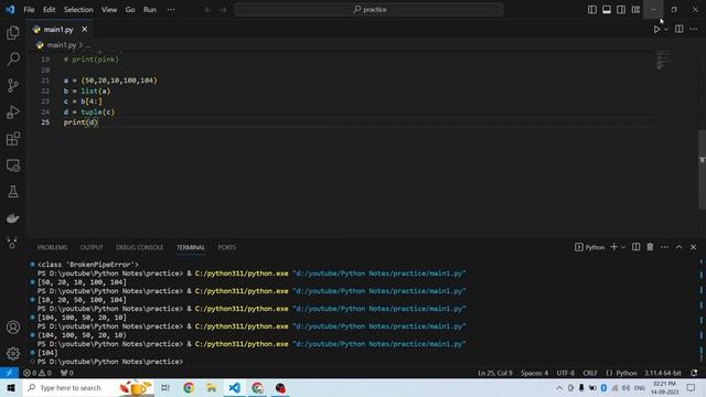 practice set of tuple | tuples in python смотреть онлайн