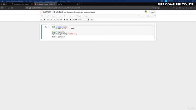 #38 - Modules | Python Full Course - Beginner to Advanced [FREE] смотреть онлайн