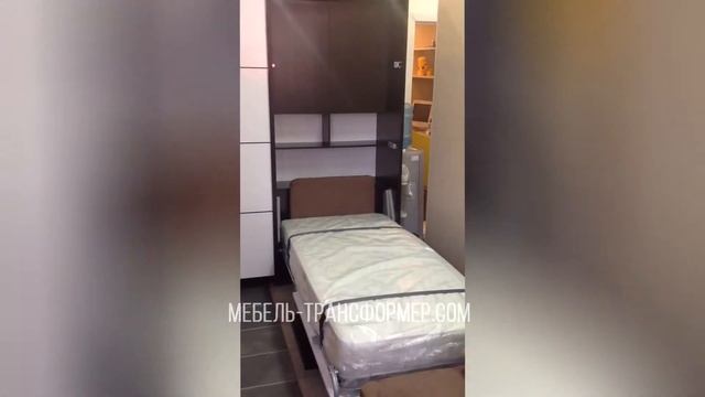 ШКАФ КРОВАТЬ ВЕРТИКАЛЬНАЯ СО СТОЛОМ смотреть онлайн