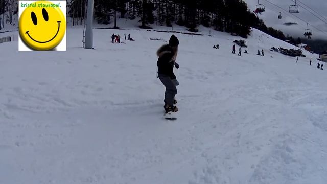 Новогодние каникулы 2018 пробуем кататься смотреть онлайн