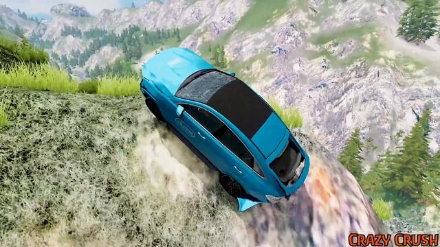 Realistic Car Crashes #8 BeamNg Drive смотреть онлайн