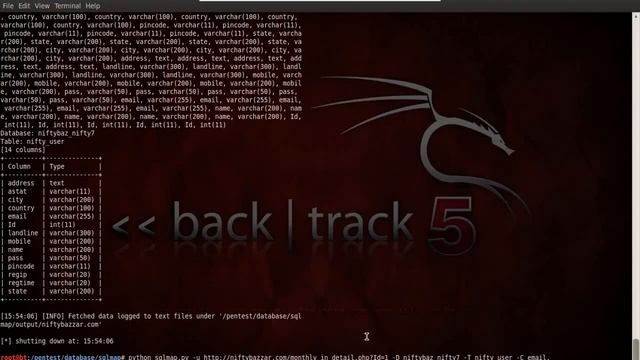 SQL Injection in BT5 R1 (credits Anti-CyberMan) смотреть онлайн