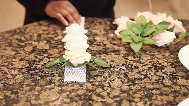 DIY Tall Bling Elegant Rose Cascading Centerpiece On A Budget смотреть онлайн