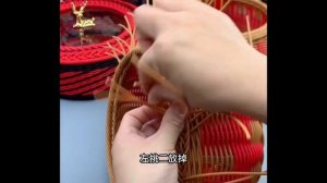 How to Weave Rattan Basket 藤编蔬菜篮新手快速入门教程！#手工 #藤编 #DIY