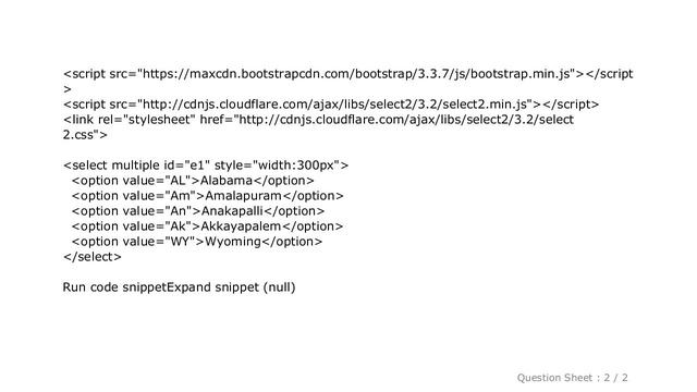 jQuery : select2 is not showing arrow down icon смотреть онлайн
