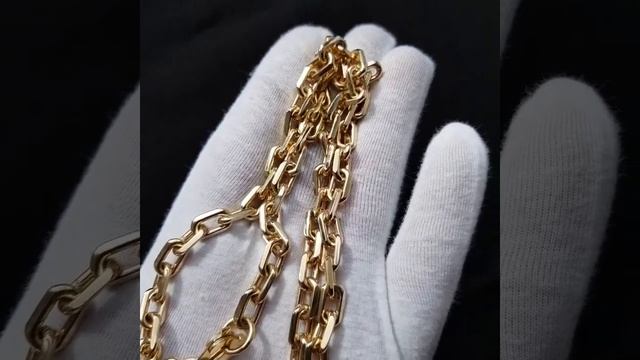 Цепь якорного плетения от ювелирной мастерской "Mister Gold" смотреть онлайн