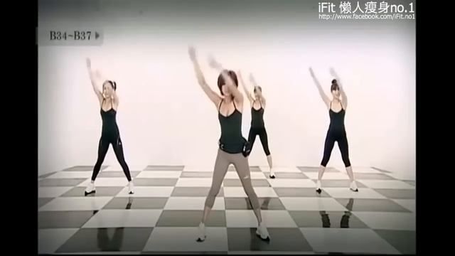 Aerobic dance for beginners - 15 mins - Jung Da Yeon смотреть онлайн