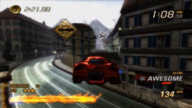 Burnout Revenge (Xbox 360) Gameplay w/ math rock смотреть онлайн