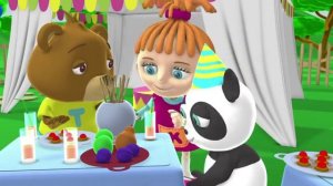 Tom and keri 04 - The train English for Kids Preschool - Том и Кэри на английском для детей