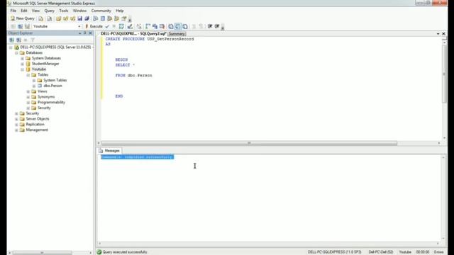 How to create user define stored procedure in sql смотреть онлайн