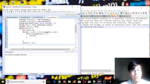 Java problem solving ( while loop | validation) смотреть онлайн