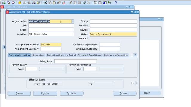 Oracle EBS R12 Training - HRMS Create New Employee смотреть онлайн