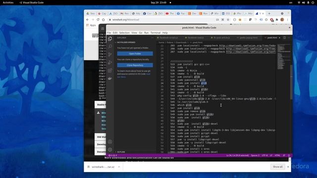 Compiling wireshark source code for Linux systems KDE/GNOME смотреть онлайн
