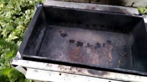 самодельный мангал из газовой плиты