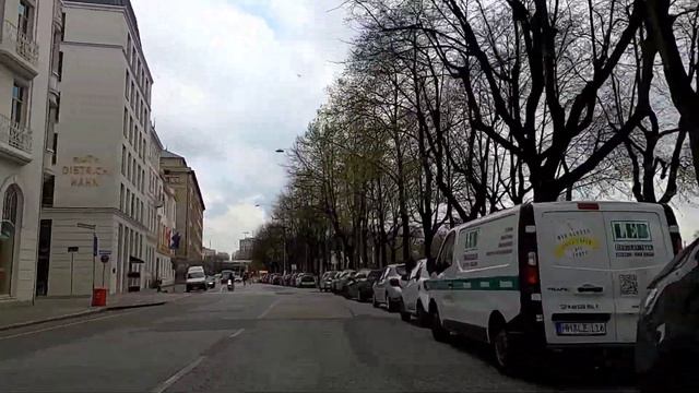 Driving Aroung Alster Lake in Hamburg Germany смотреть онлайн