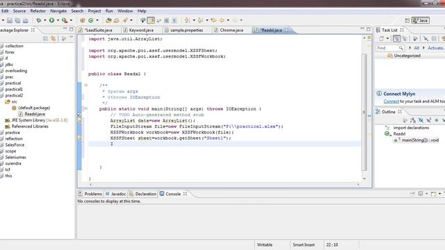Read Excel sheet using selenium web driver for biginners смотреть онлайн