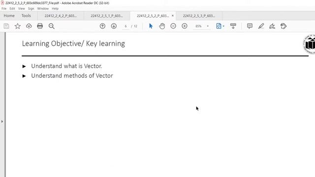 Array & Vector in Java смотреть онлайн