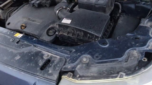 Посторонний звук на холодную Land Rover Freelander 2 TD2.2 смотреть онлайн