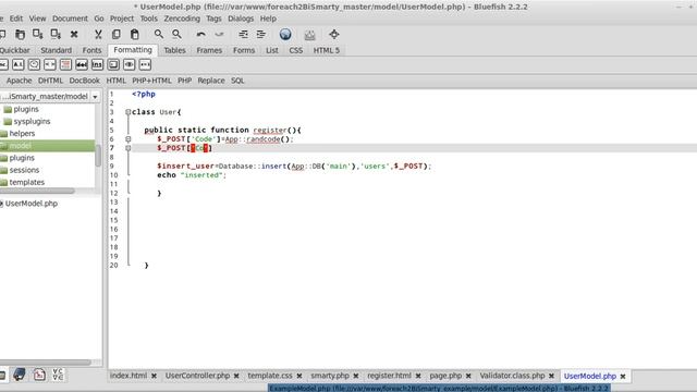 foreach2Bi Smarty- Part 13 - Model смотреть онлайн