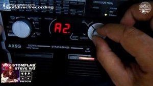 KORG AX5g DISTORTION Sound - Toneworks [Patch Settings].