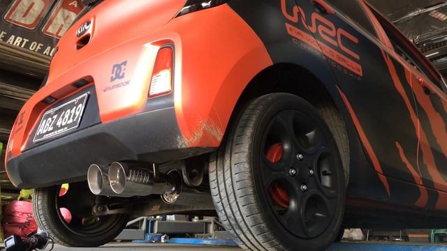 2016 Kia Picanto catback exhaust & air intake system смотреть онлайн