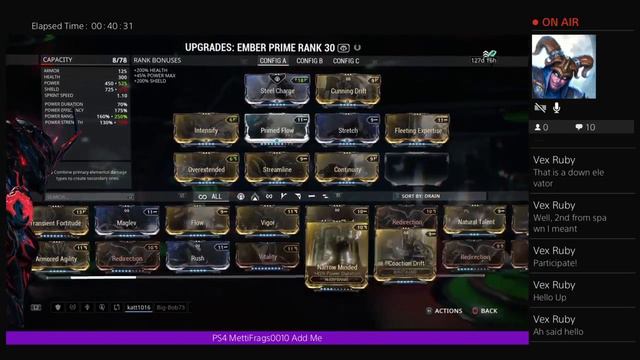 MettiFrags0010's Live PS4 Broadcast another Adventure With Metti in Warframe смотреть онлайн