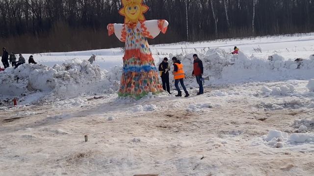 Сжигание чучела Масленицы 2020 Уфимский рн Лукоморье! смотреть онлайн