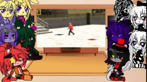 FNIA реакция на Sanek (выживание в адской школе 2)