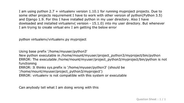 Django : How to create virtual env with python3 смотреть онлайн