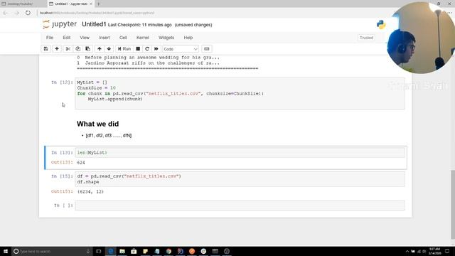 Reading Large File as Pandas DataFrame Memory Error Issue смотреть онлайн