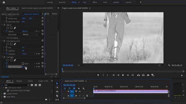 How To Create Pencil Sketch drawing Effect In Premiere Pro CC - Tutorial смотреть онлайн