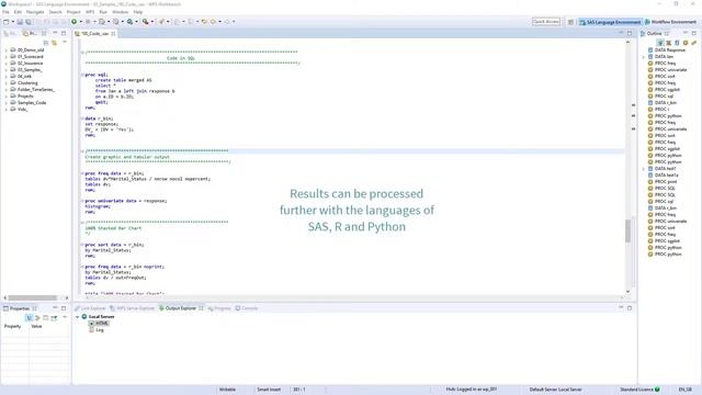 Use SQL in WPS programs and workflows смотреть онлайн