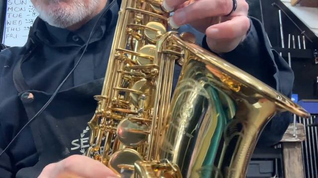 TICKET 6552 YAMAHA ALTO SAXOPHONE YAS 62 sn 253294 post service leak light check 01 смотреть онлайн
